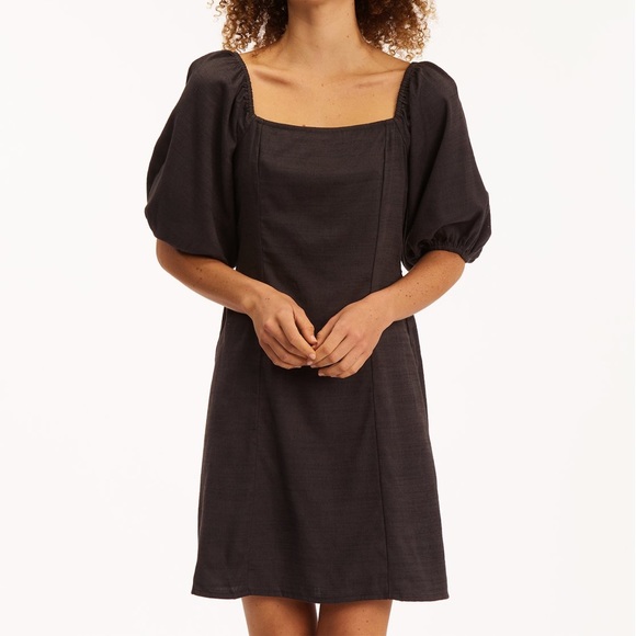 Billabong Black Paradise Mini Dress - Picture 2 of 6